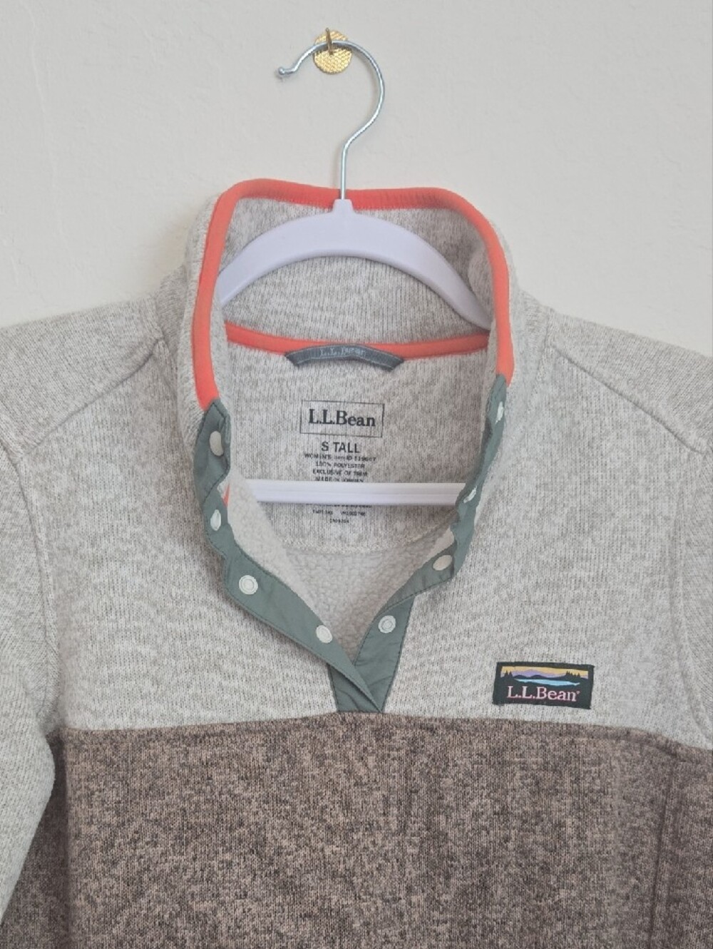 L.L. Bean Colorblock Fleece - Picture 3 of 4